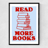 Read More Books Narrow Black Frame