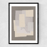 Textile Harmony Narrow Black Frame