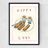 Dippy Eggs Narrow Black Frame