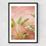 Marrakech Palms Narrow Black Frame