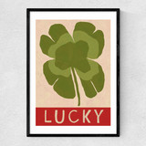 Lucky Narrow Black Frame