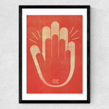 High Five Medium Black Frame