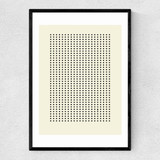 Dot Dot Comma Narrow Black Frame