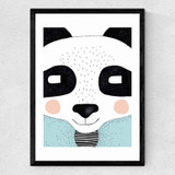 Big Panda Medium Black Frame