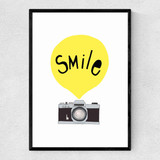 Smile! Narrow Black Frame
