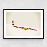 Old Lady by Jason Ratliff Narrow Black Frame