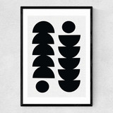 Tropical Narrow Black Frame