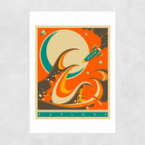 Explore 6 by Jazzberry Blue Unframed Print