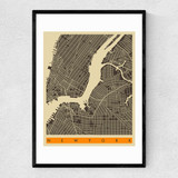 New York by Jazzberry Blue Narrow Black Frame