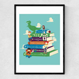 Toy Stories Narrow Black Frame