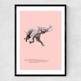 Like a Bird - Float by Jason Ratliff Narrow Black Frame