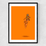 Out in Space - Float by Jason Ratliff Narrow Black Frame