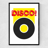 Disco Narrow Black Frame