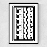 Rave Narrow Black Frame