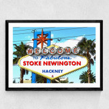 Welcome Stoke Newington Medium Black Frame