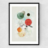 Moon and Back by Tracie Andrews Narrow Black Frame