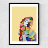 Macaw Narrow Black Frame