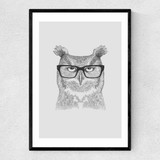 Earnest Narrow Black Frame