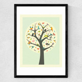 Tree of Life Medium Black Frame