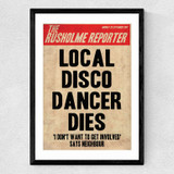 Death of a Disco Dancer Medium Black Frame