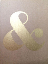 Gold Ampersand A3