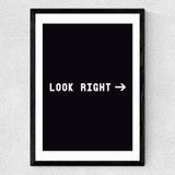 Look Right Medium Black Frame