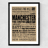 Manchester Medium Black Frame