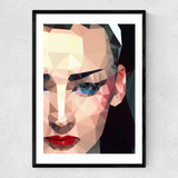 Boy George Narrow Black Frame
