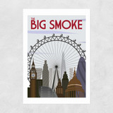 The Big Smoke Unframed Print