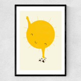 Belly Rub Narrow Black Frame