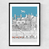 Cross Section London Narrow Black Frame