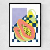 Papaya Power Narrow Black Frame