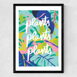 Plants Plants Plants Medium Black Frame