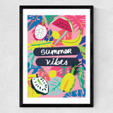 Summer Vibes Medium Black Frame