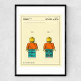 Toy Figure Narrow Black Frame