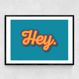 Hey Narrow Black Frame