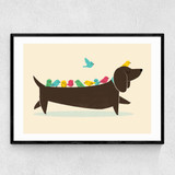 Bird Dog Narrow Black Frame