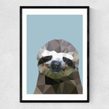Sloth Narrow Black Frame