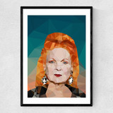 Vivienne Narrow Black Frame