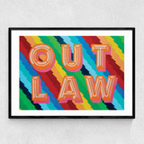 Outlaw Narrow Black Frame