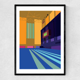 Tate Modern - Turbine Hall Narrow Black Frame