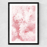 Pink Ocean Medium Black Frame