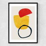 Elements II Narrow Black Frame