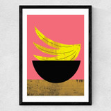 Banana Medium Black Frame
