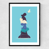 Birdie Narrow Black Frame