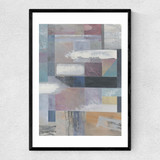 Painterly Abstract I Narrow Black Frame