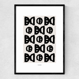 Geo Narrow Black Frame