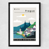 Prague Medium Black Frame