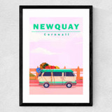 Newquay Medium Black Frame