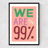 99 Percent Narrow Black Frame
